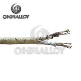 AWG 20 Type K Thermocouple Wire With Steel Braided Shield / Fiberglass Insulation